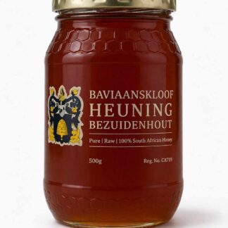 BAVIAANSKLOOF RAW HONEY 500G (GLASS)